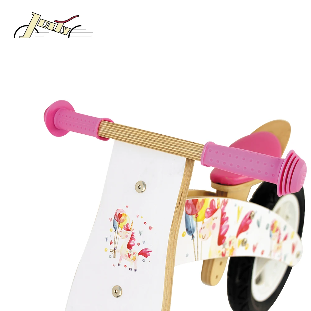 
Wooden Balance Mini Bicycle Wooden Toys Princess Children Bike 