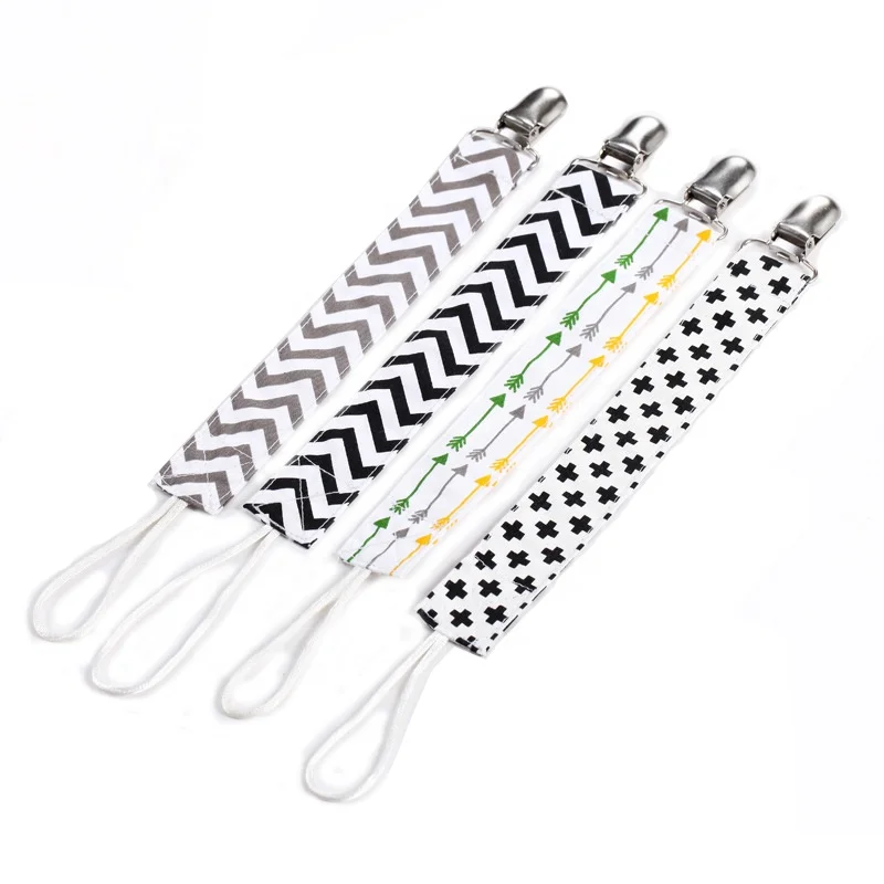 Factory custom Wholesale Customize Different Patterns Baby Boy Baby Girl Metal Pacifier Clip