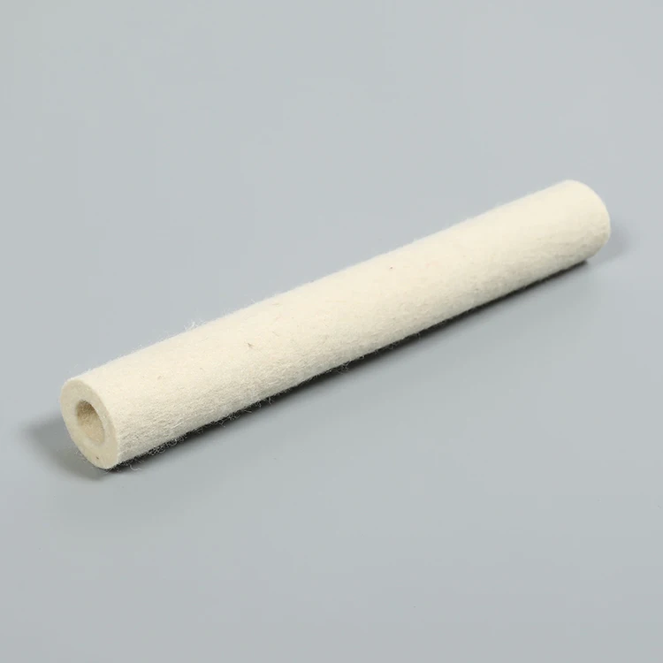 
High Temperature Resistant 5 mm 100% Wool Felt tube 