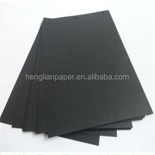 Premium quality Solid Black Paper,solid black paperboard