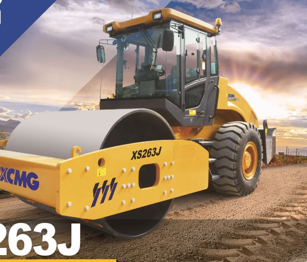 
High Quality Factory 26ton Mechanical Single Drum Vibratory Road Roller XS263J 