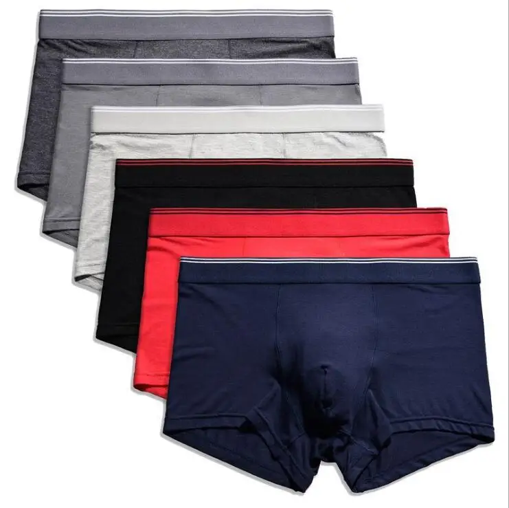 170-180 GSM Basic Young Mens Modal Boxer Brief Design Your Own Underwear for Men Plus Size Boxer Shorts Man