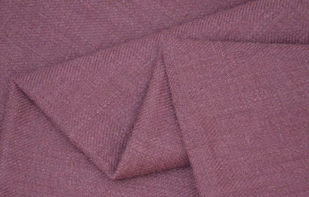 #2904#100% French Linen Twill fabric Wholesale, Yarn Dyed Linen Twill fabric for linen pants, for clothing Organic High Quality
