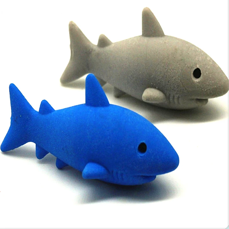 Fun Экспресс Акула укладки ластик для детей подарки на день рождения джунгли вечеринок полосы