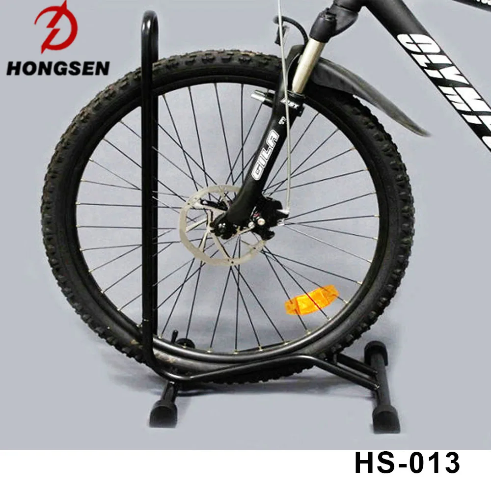 L Shape Steel Bike Parking Stand Floor Bicycle Display Rack From China HONGSEN