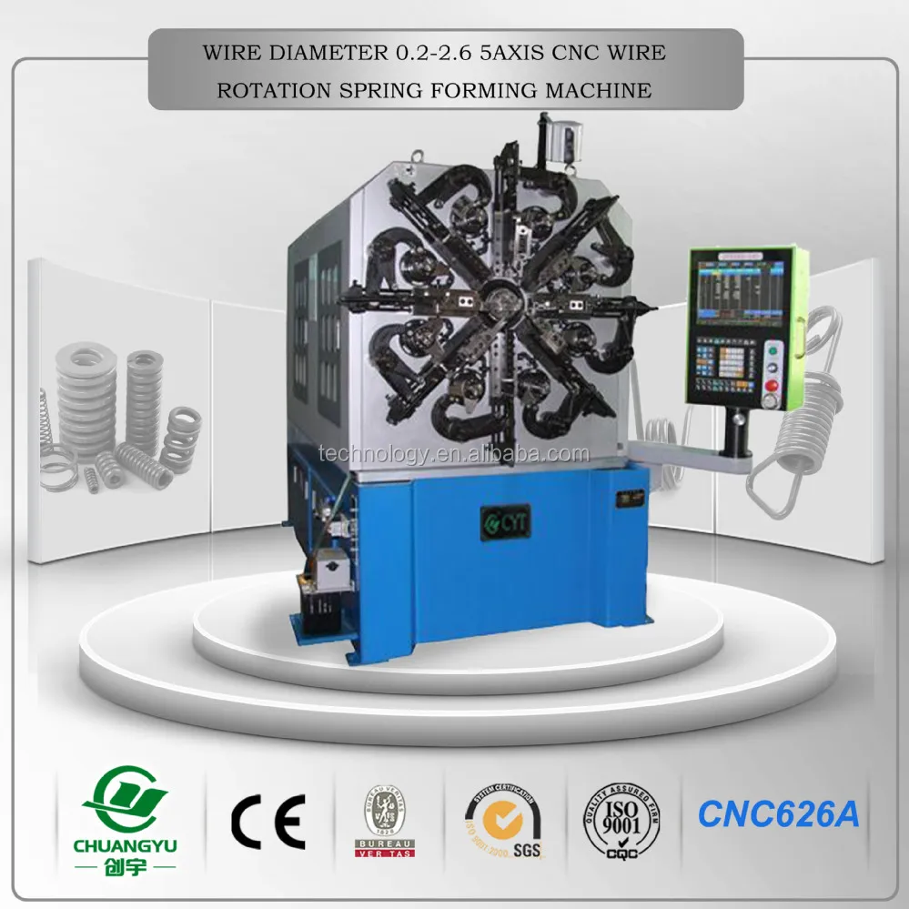CNC626 Высокая эффективность и высокая производительность Пружинонавивочные Машина
