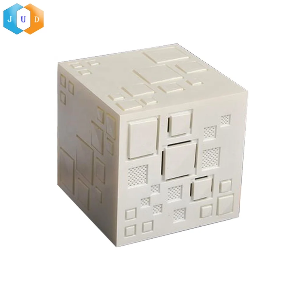
JD 2019 Hot LED Flashing Wireless BT Cube Speaker Rechargeable Bass Square Cubic Wireless Speaker Christmas Portable BT Speaker 