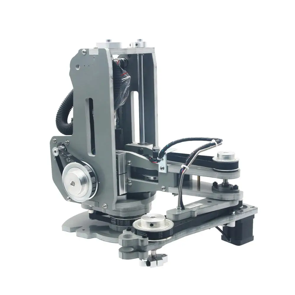 Assembled SCARA 4 Axis Stepper Motor Robot Mechanical Arm Hand Manipulator