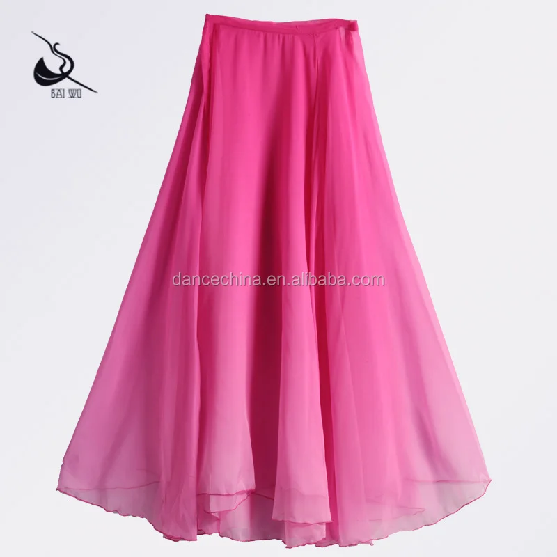 117145401 Long Skirt Ballet Dance Wrap Skirt
