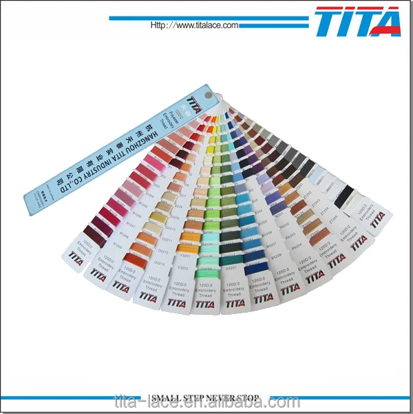 SWF use 120D 2 polyester embroidery thread 5000 yards