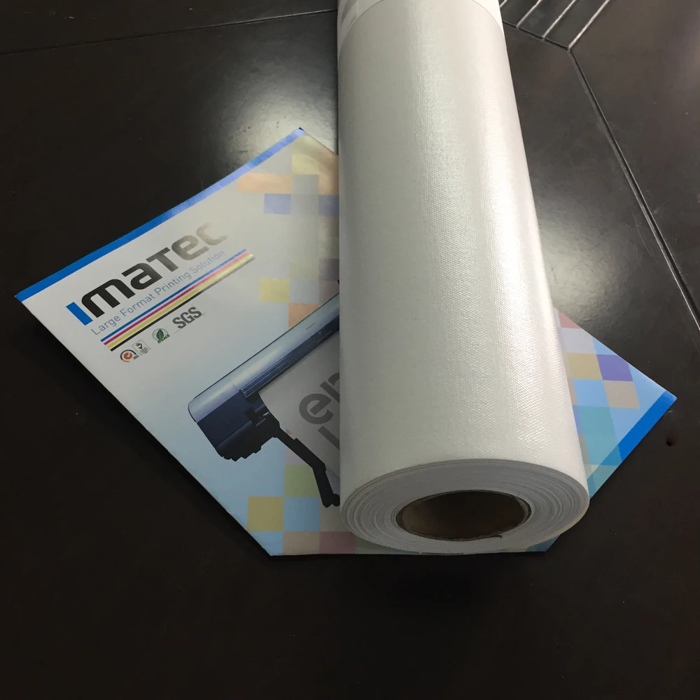 Non-Waterproof Digital Printing Glossy 220gsm Polyester Canvas Inkjet Roll