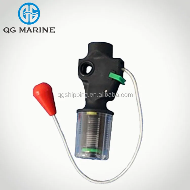 Automatic/Manual inflator valve for inflatable life jacket vest start-up device
