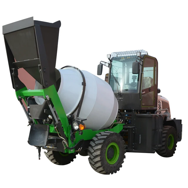 
4x4 Self Loading Mobile Concrete Mixer Truck 