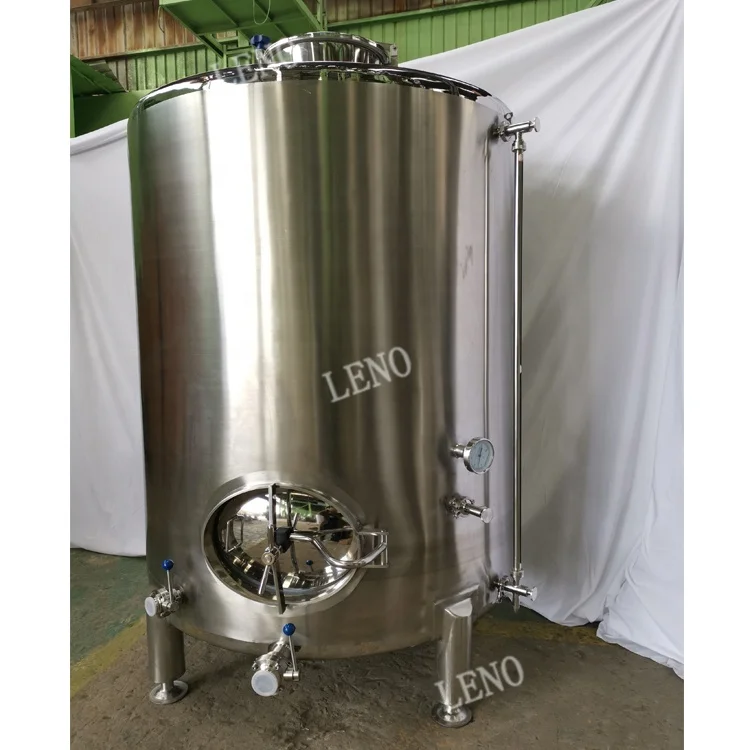 Stainessl steel food grade wine filter press storage grape fermentation wine tank