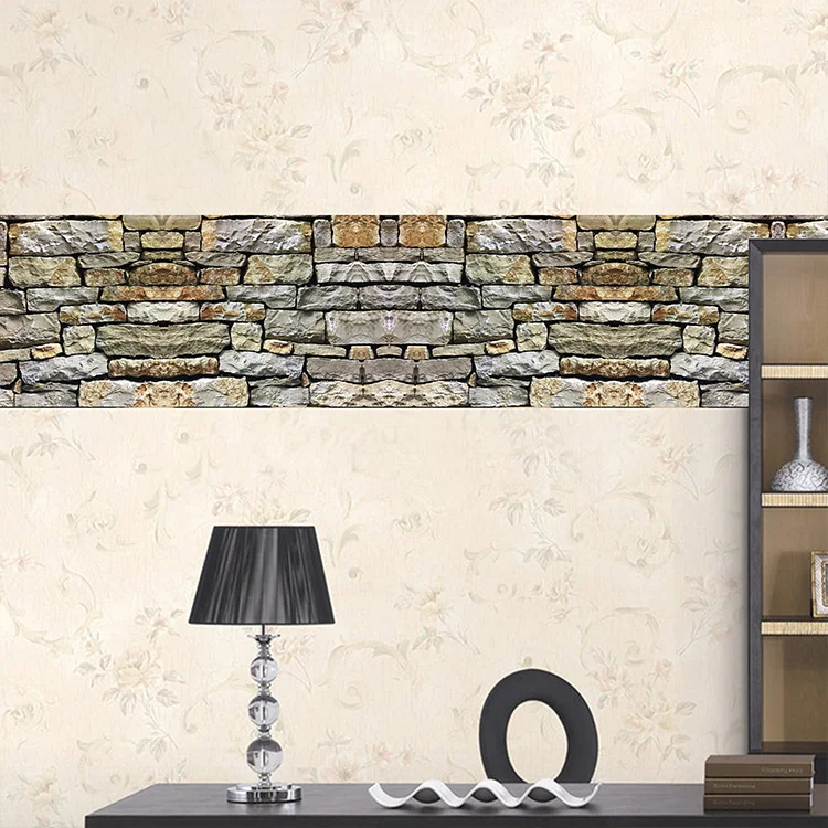 Non-toxic environmental vinyl pvc laminated heat resistance interior decoration transparent self adhesive wall paper