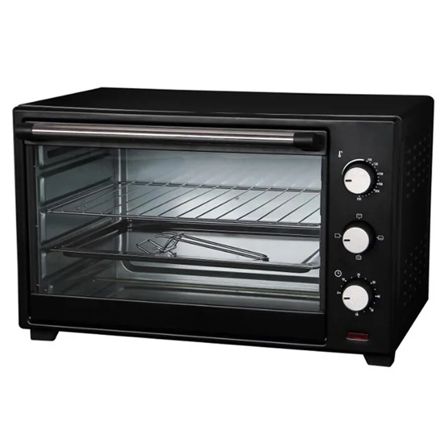 Электрический тостер с двойной стеклянной дверью, 16 л, 1280 Вт, хорошее качество