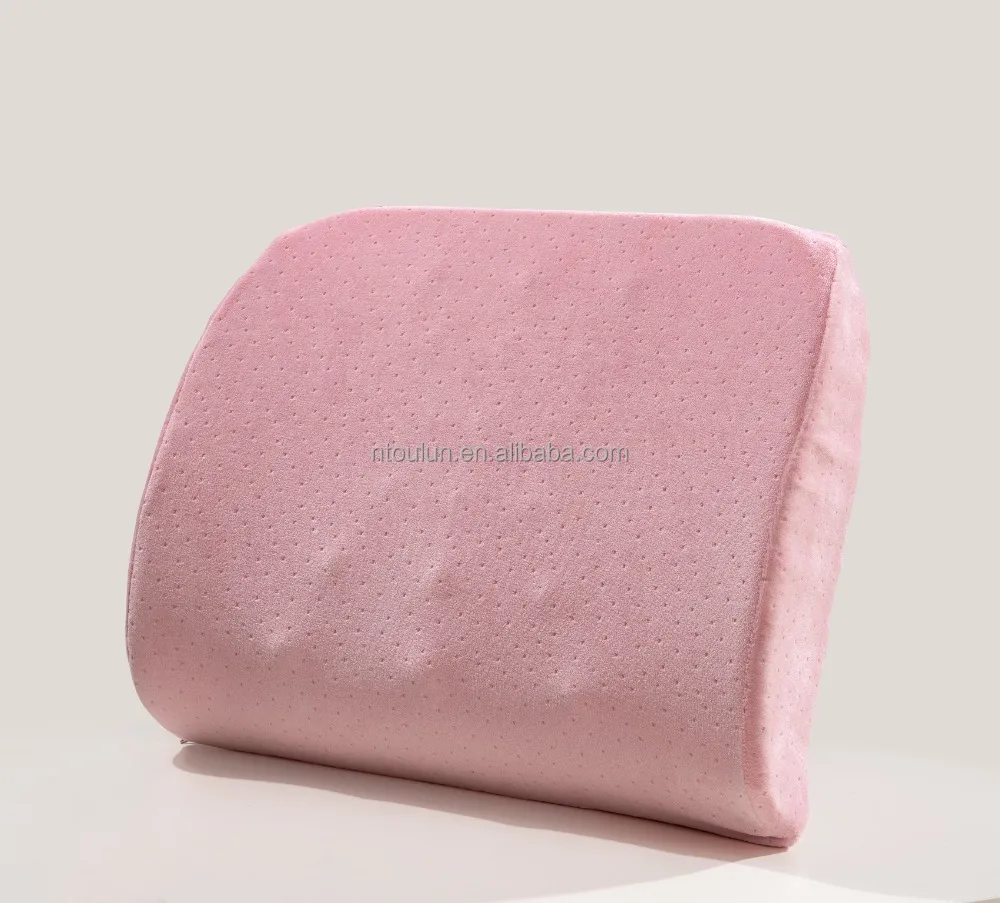 wholesale car seat and office chair waist cushioncushion memory foam lumbar support  back cushion