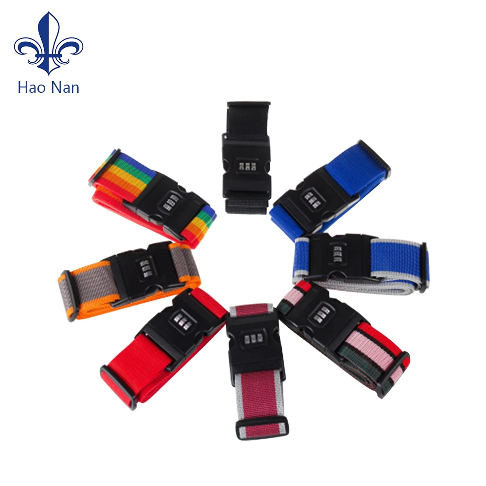 Оптовая продажа различные стили ремень для багажа с пластиковым зажимом