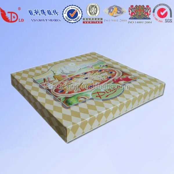 Aluminum Foil Pizza Box Thermal Food Box Pack Solution for Temp Control pizza box