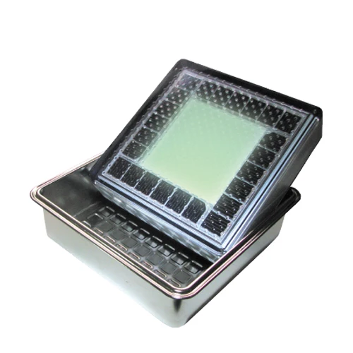 Solar Powered(Charging) outdoor LED ground brick light MS-2200 (Waterproof IP68 / Stainless Steel Housing)