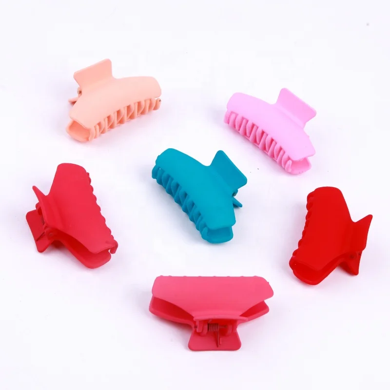 
Girls Plastic Hair Clip Plain Kids Hair Claws Accessories HX-70 