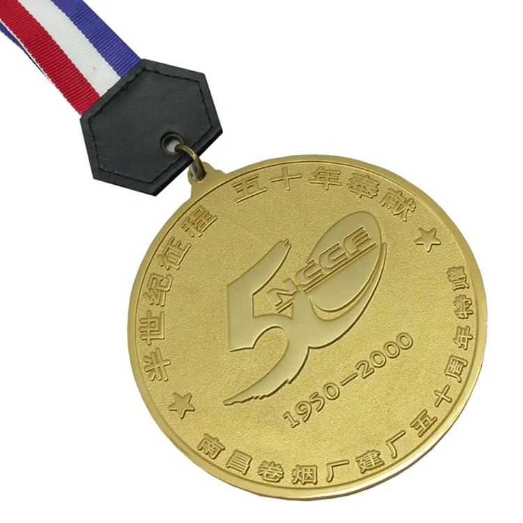 Hot selling custom color cheap award medals zinc alloy metal medal