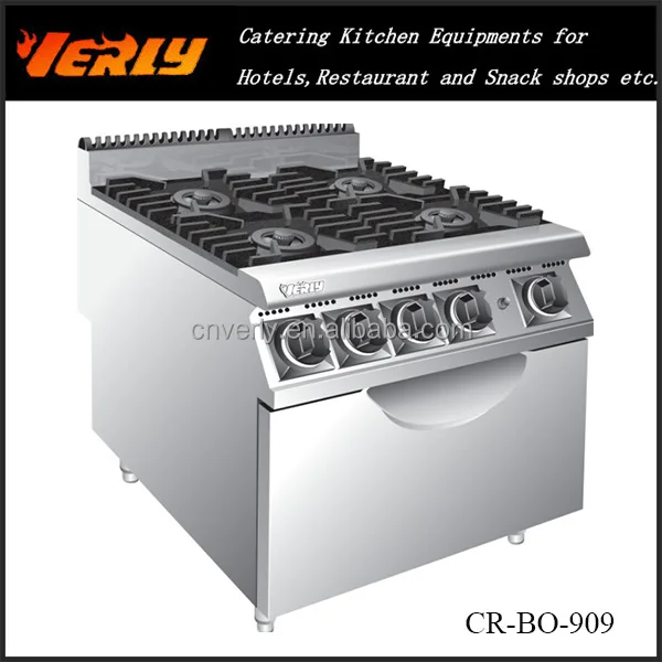 Gas Range With 4-Burner & Oven
