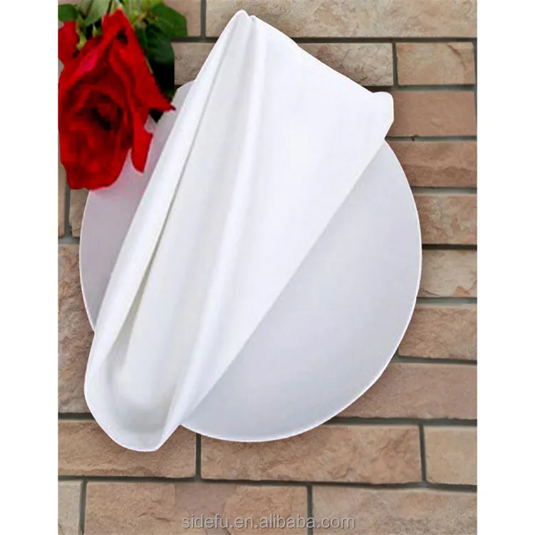 Wholesale White Hotel Linen Table Napkin Cotton Restaurant