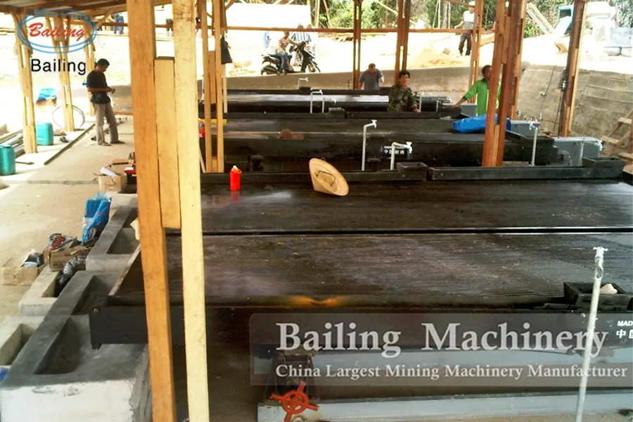 Gravity process Tin ore Separation Machine Shaking Table