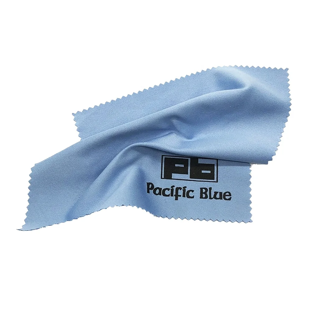 Recycled personalized silk screen printing custom logo microfiber silver jewelry cleaning cloth