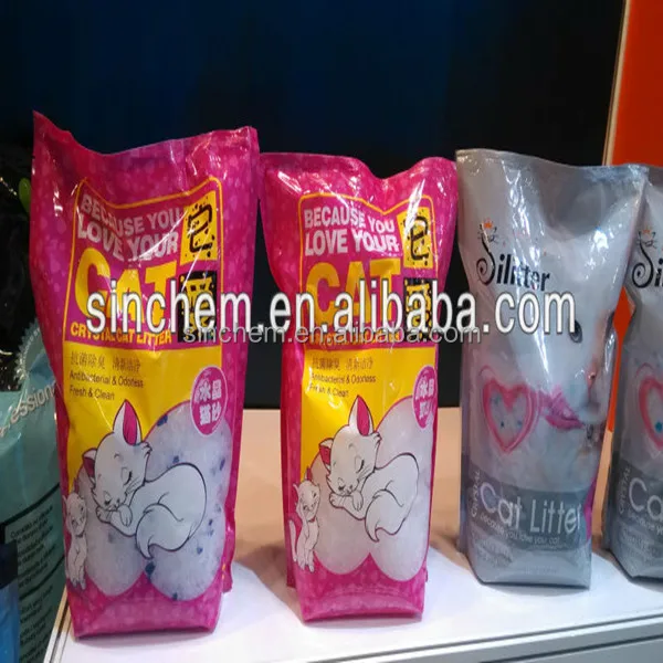 2015 ZOOMARK Silica gel cat litter /silitter