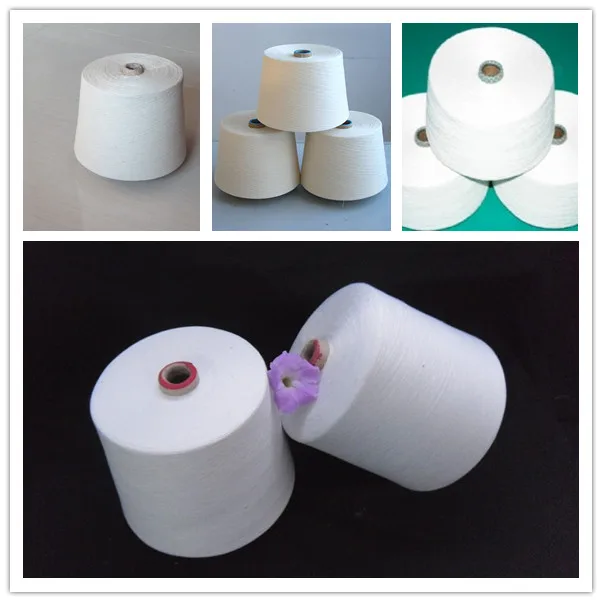 
Polyester Ring Spun Yarn 30s/1 (Non Virgin ) Made From Pet Flakes Fiber 