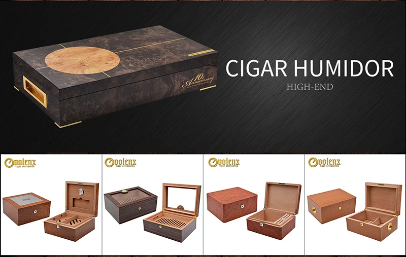 Newest homemade luxury cedar humidor for cigars