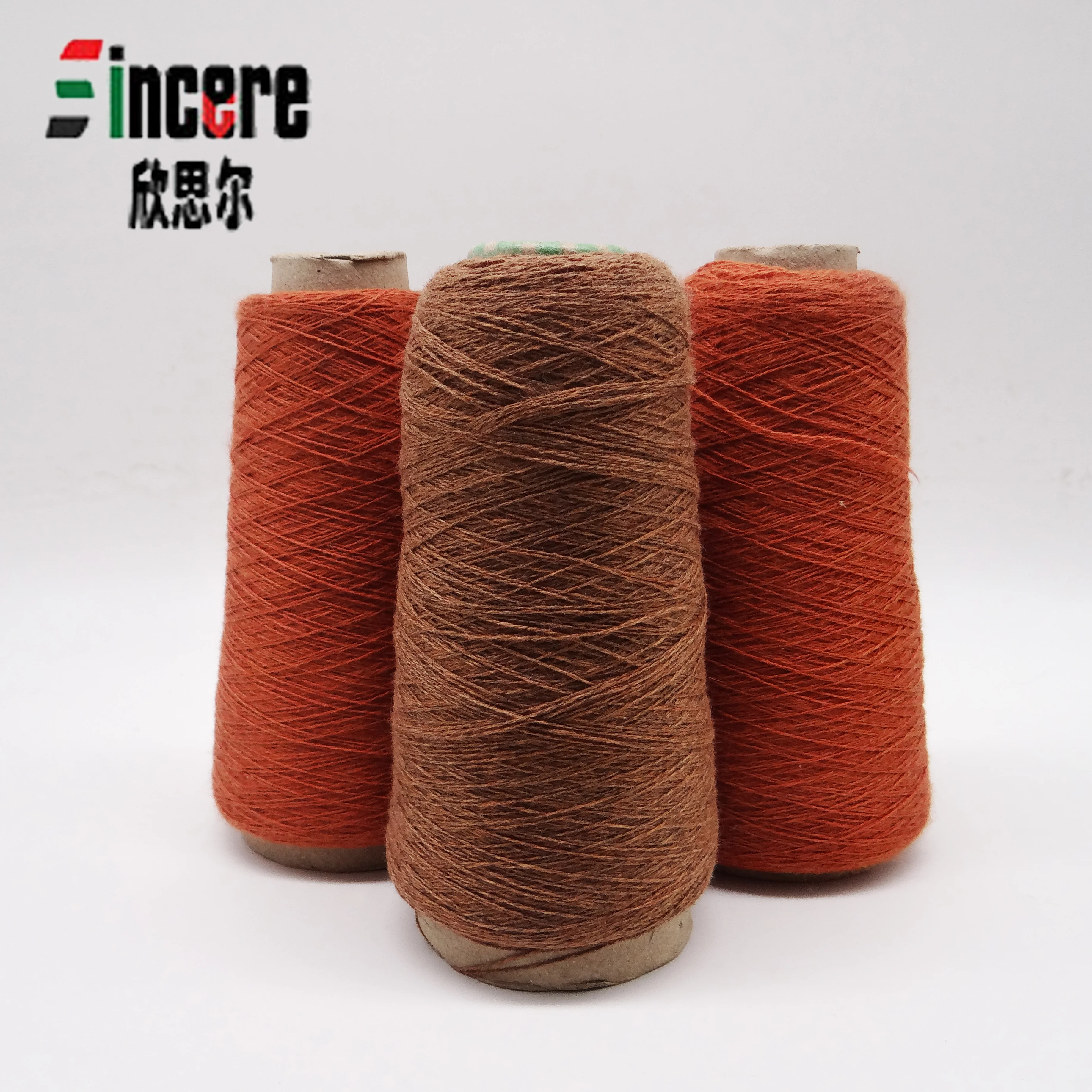 
Hot sale 2/24NM wool and viscose blended yarn angora rabbit yarn for knitting 