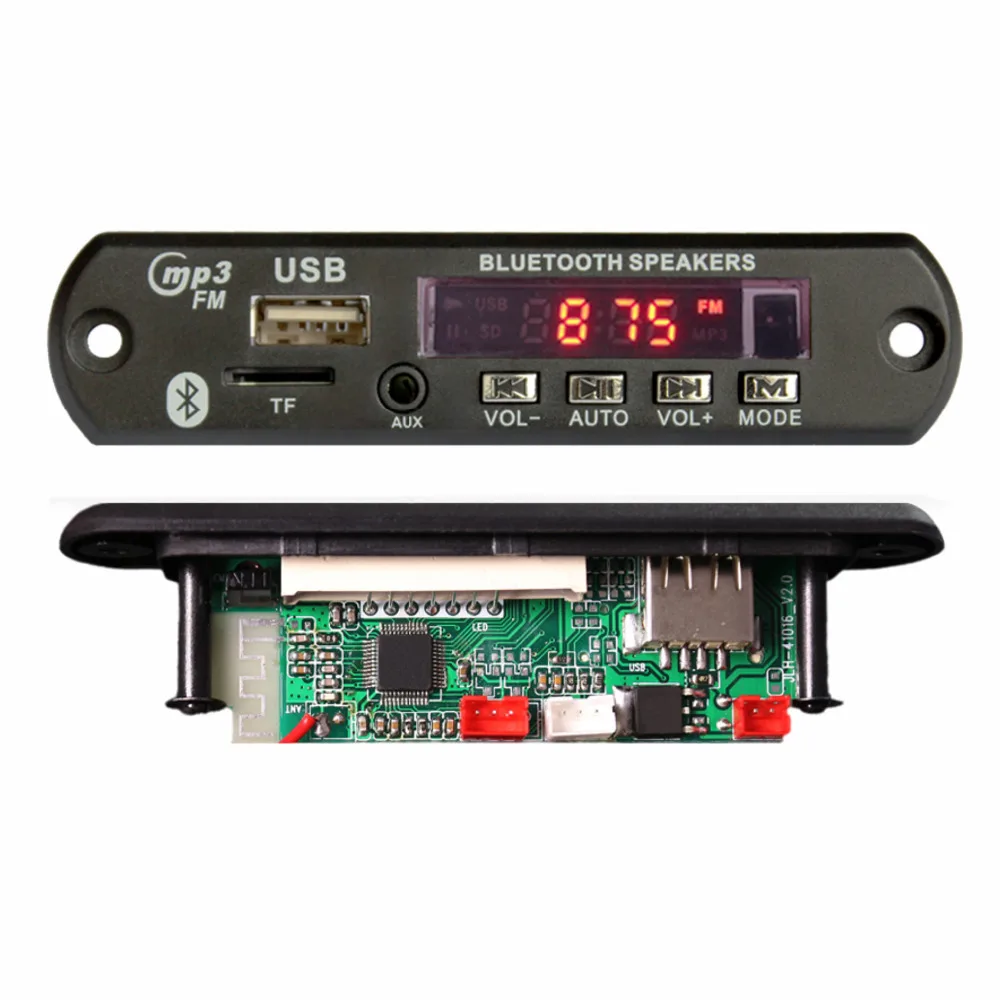 JLH 41016R 5V Sd Usb Radio Audio Bt Mp3 Player Pcba Record Board, Sound Record Module Circuit Decoder Board
