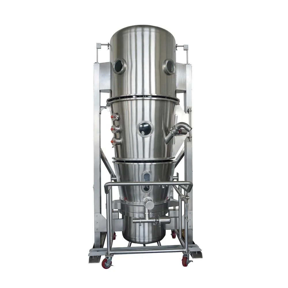 Pharmaceutical Lab Use Mini Fluidized Bed Drying Granulator Fluid Bed Dryer