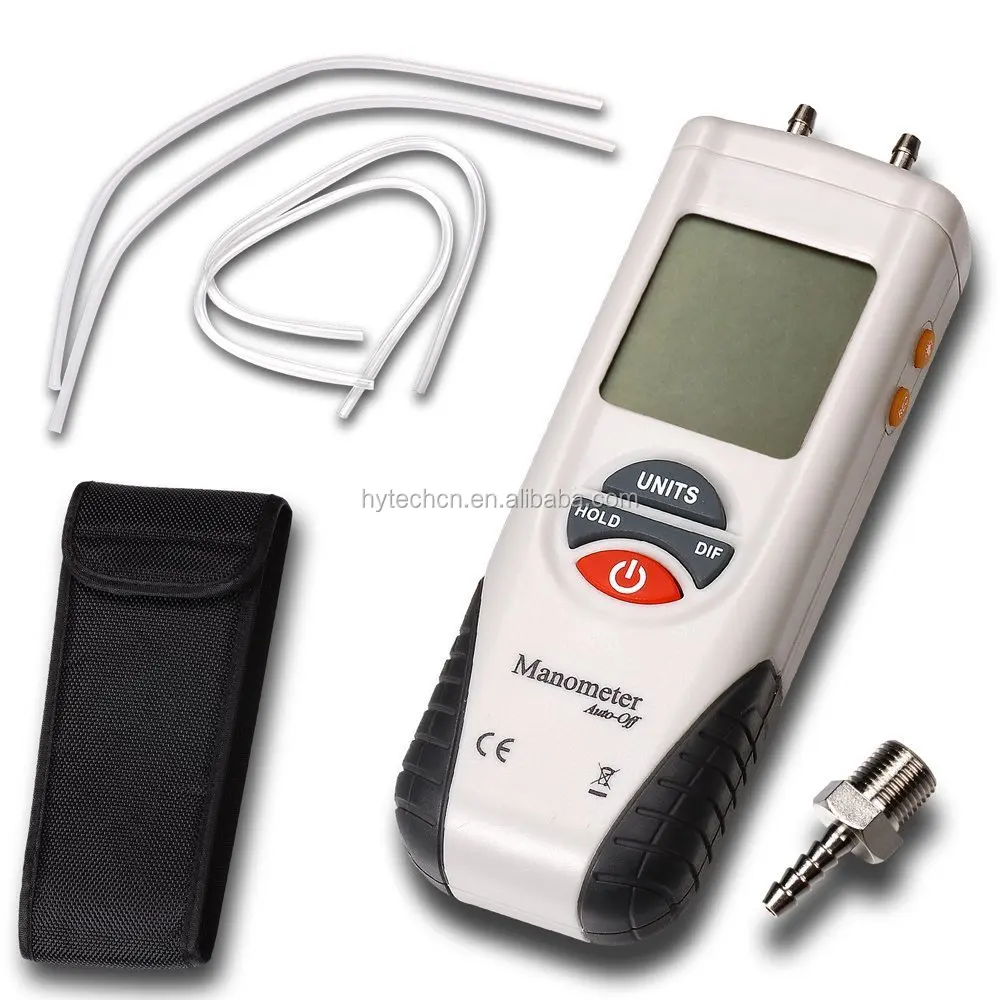 Professional Digital Air Pressure Meter with Gauge Measure (HT-1890)