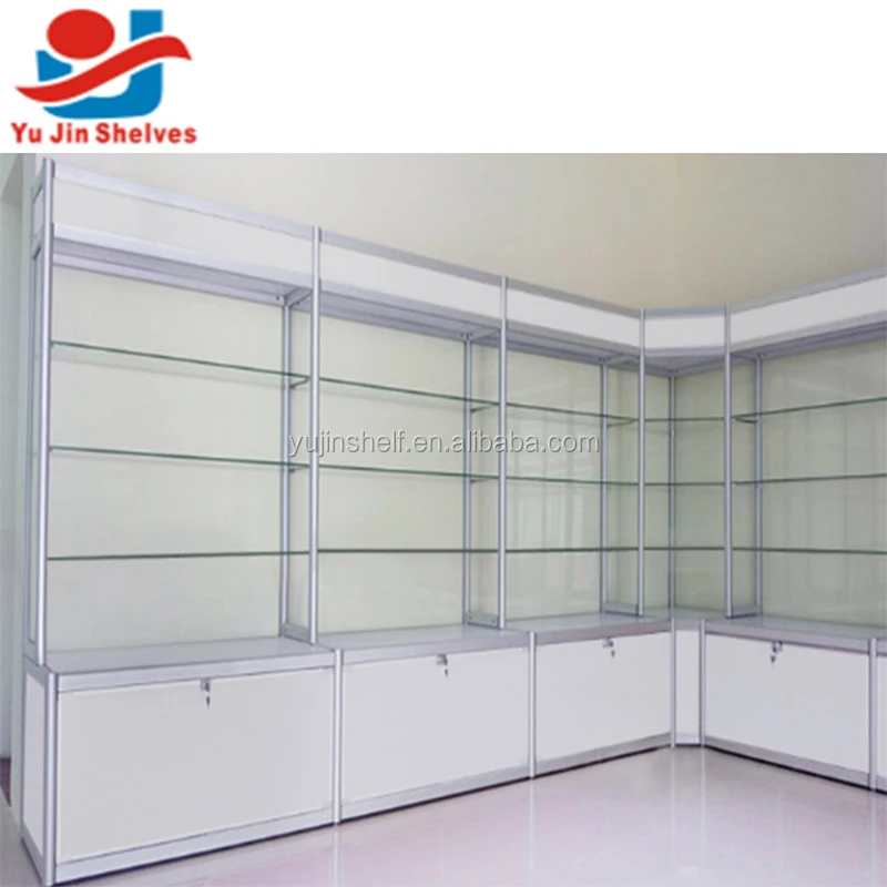 High quality store slatwall display rack shelves for cell phone accessory