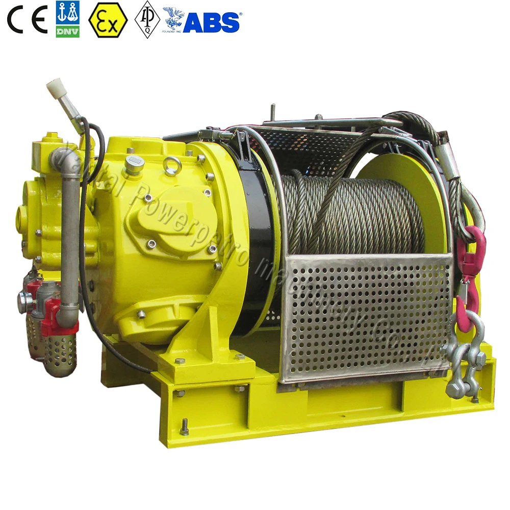 CCS certificated 10 T towing winch air winch tug winch