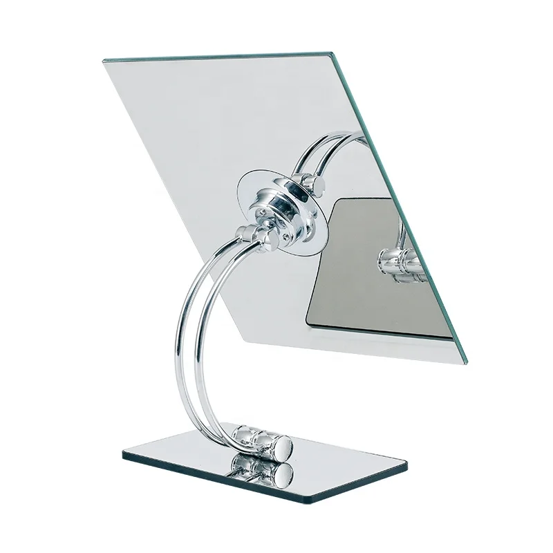 Sufficient Size Extra Large Table Top Stand Up Make Up Vanity Mirror 1X For Hair Style