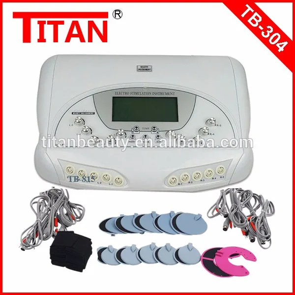 
2 In 1 Russian Physiotherapy Electric Muscle Stimulator /10 Electrode Pads Electric Muscle Stimulation Breast Care Machine 