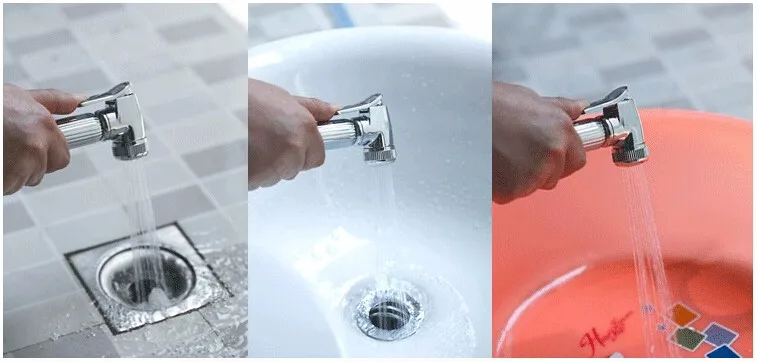 Высококачественный смеситель высокого давления для унитаза, пистолет-распылитель для женщин, набор для мытья биде