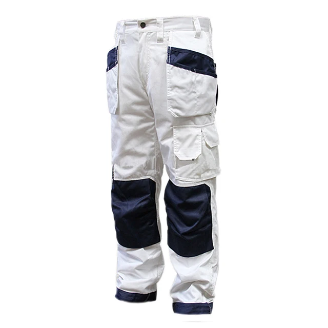 Work Pants 280gsm Codura Pockets And Zippers, Durable Cargo Work Pants Contrast Knee Pads Cordura work trousers