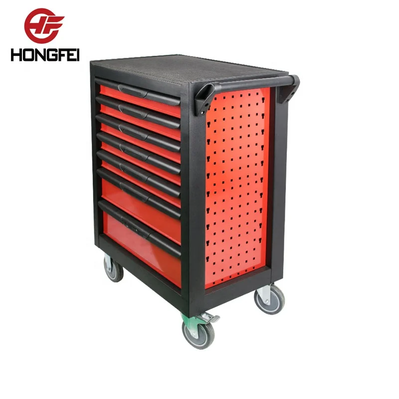 HF 660 Pcs Complete Tools Mechanic Tool Box Set in Trolley Tool Cabinet