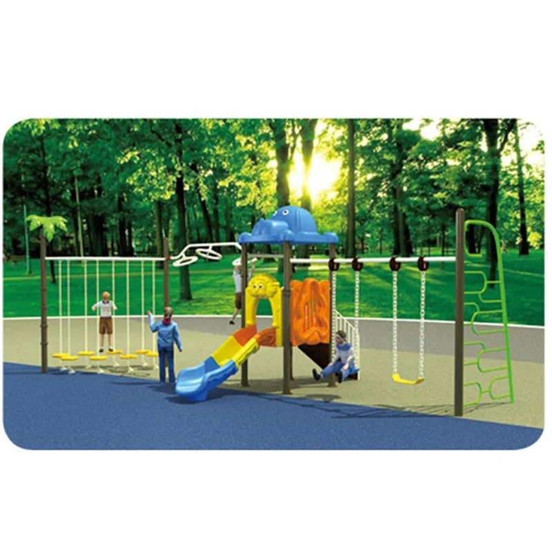 Hot Sale Good Quality Children Commercial Outdoor Playground Equipment,Kids Plastic Slide And Swing