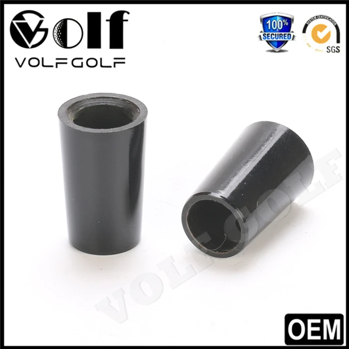 Solid Black Golf Ferrule for Driver Fairway Wood Graphite Shaft and Iron Shaft Can Customized 0.335 0.350 0.355 0.370ID