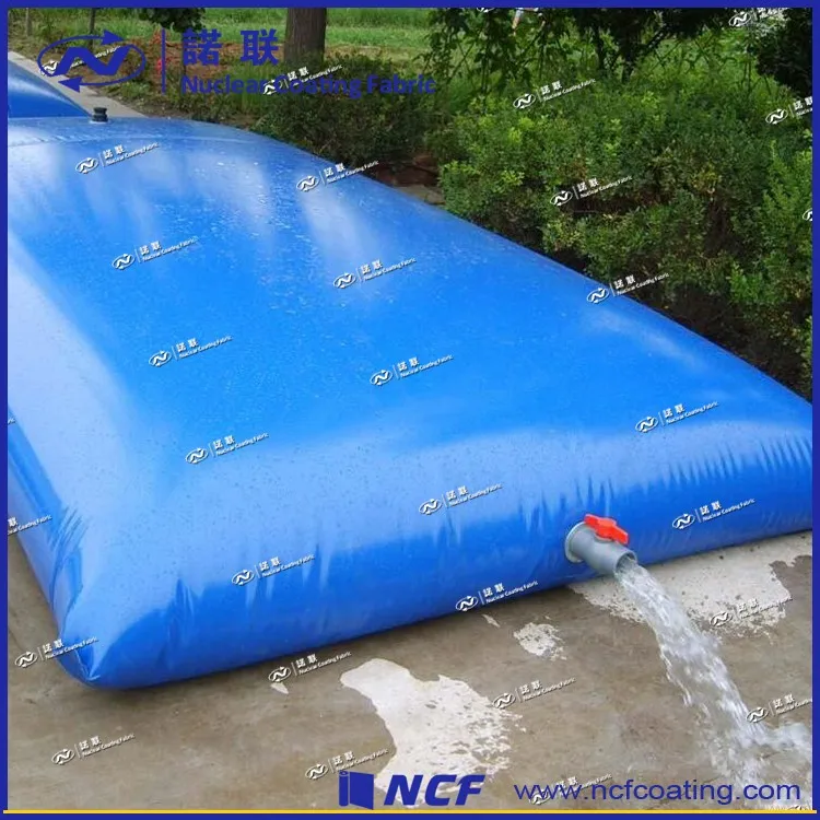 6000L reservoir PVC Tarpaulin inflatable foldable Flexible Water Storage Bladders Pillow Tank