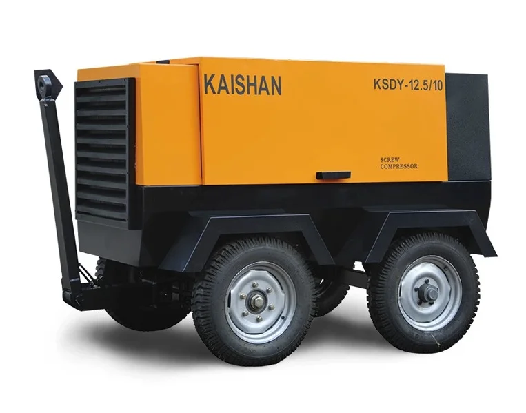 China Kaishan hot seeling screw mobile air compressor