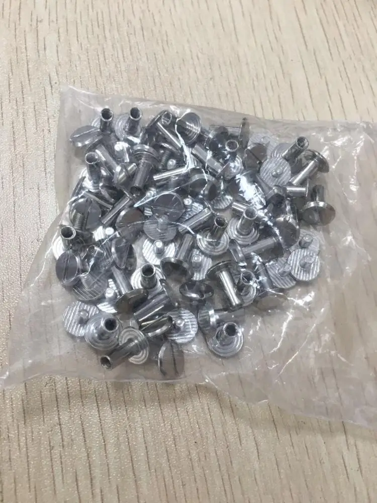 Gold color hot sale metal book screw Chicago Binding Screws