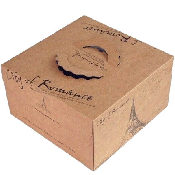 торты и пицца бумаги для упаковки коробки гофрированного картона